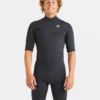 2/2Mm Absolute Natural Upcycler Gbs Chest Zip Short Sleeve Springsuit