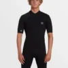 2Mm Foil Flatlock Back Zip Short Sleeve Springsuit