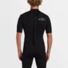 2Mm Foil Flatlock Back Zip Short Sleeve Springsuit