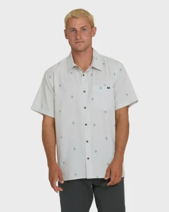 A/Div Surftrek Perforated Short Sleeve Woven Shirt