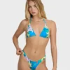 Agua Flores Multi Triangle Bikini Top