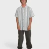 All Day Stripe Short Sleeve Woven Shirt