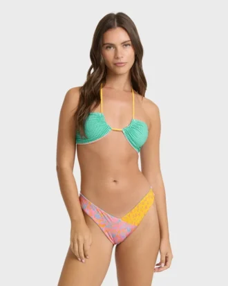 Babe Alert Reversible Drew Bandeau Bikini Top