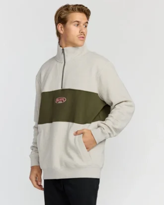 Bad Dog 3/4 Zip Mockneck Sweatshirt
