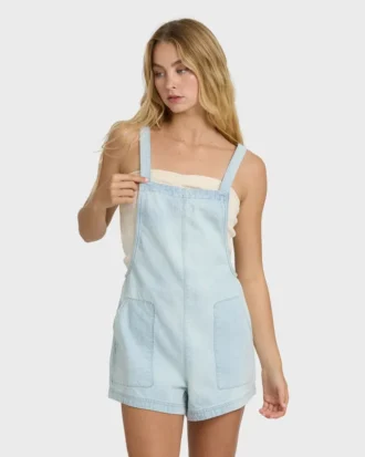 Beach Crush Denim Overalls