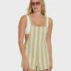 Beach Crush Yarn-Dyed Overalls