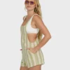 Beach Crush Yarn-Dyed Overalls