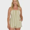 Beach Crush Yarn-Dyed Overalls