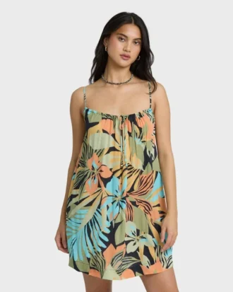 Beach Song Printed Mini Dress
