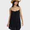 Beach Song Solid Mini Dress
