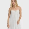 Beach Song Solid Mini Dress