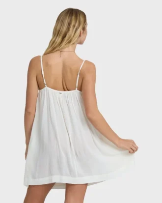 Beach Song Solid Mini Dress
