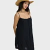 Beach Song Solid Mini Dress