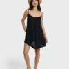 Beach Song Solid Mini Dress