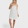Beach Song Solid Mini Dress