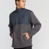 Boundary Blocked Mockneck Sweatshirt