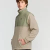 Boundary Blocked Mockneck Sweatshirt