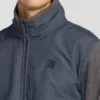 Boundary Blocked Mockneck Sweatshirt