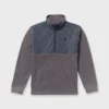 Boundary Blocked Mockneck Sweatshirt