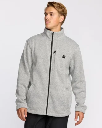 Boundary Mock Neck Zip Sweatshirt
