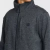 Boundary Mock Neck Zip Sweatshirt