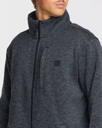 Boundary Mock Neck Zip Sweatshirt