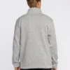 Boundary Mock Neck Zip Sweatshirt