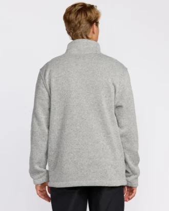 Boundary Mock Neck Zip Sweatshirt