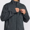 Boundary Mock Neck Zip Sweatshirt