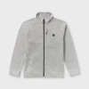 Boundary Mock Neck Zip Sweatshirt