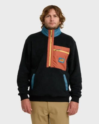 Boundary Peak Mock Neck Sweatshirt