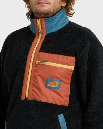 Boundary Peak Mock Neck Sweatshirt