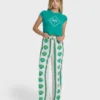 Coastal Crush Elastic Waist Pants