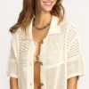 Cool Down Short Sleeve Sweater