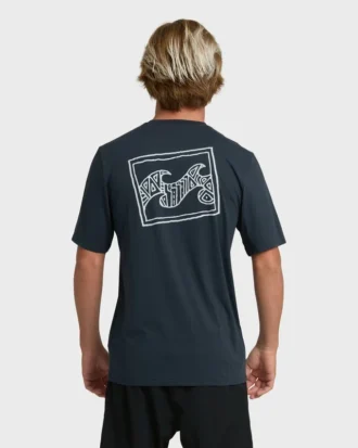 Crayon Wave Loose Fit Short Sleeve Surf Tee