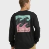 Crayon Wave Regular Long Sleeve T-Shirt