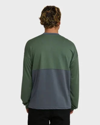Deep Fake Crew Long Sleeve Knit Top