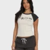 Des Tropic Short Sleeve Raglan Top