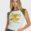 Des Tropic Short Sleeve Raglan Top