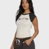 Des Tropic Short Sleeve Raglan Top