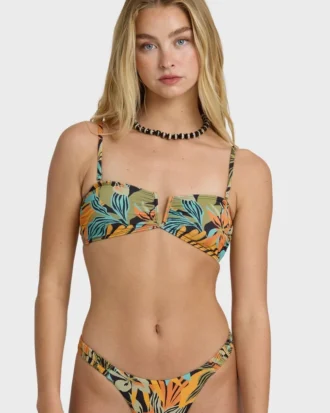 Des Tropiques V Bandeau Bikini Top