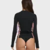 Dreamy Daze Zip Front Long Sleeve Rashguard