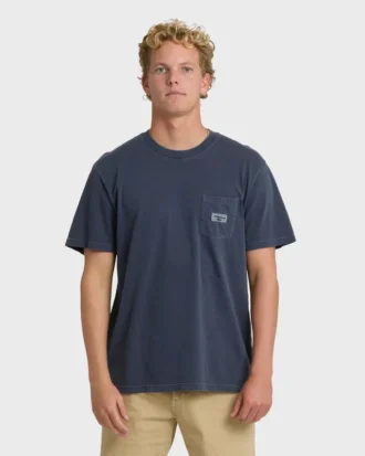 Essential Pocket Wave Washed Premium Short Sleeve T-Shirt