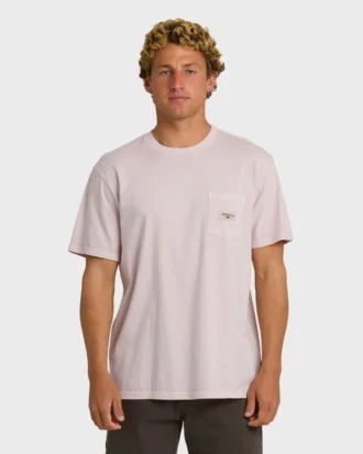 Essential Pocket Wave Washed Premium Short Sleeve T-Shirt