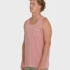 Essential Pocket Wave Washed Premium Tank Top