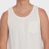 Essential Pocket Wave Washed Premium Tank Top