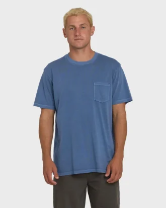 Essential Wave Washed Premium Short Sleeve Pocket Tee