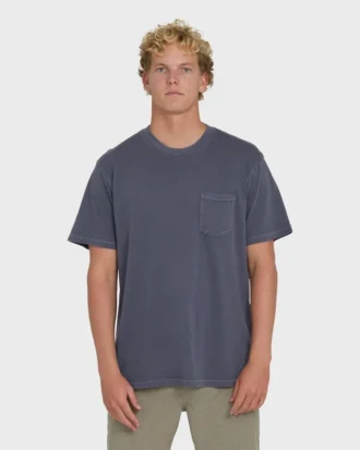 Essential Wave Washed Premium Short Sleeve Pocket Tee