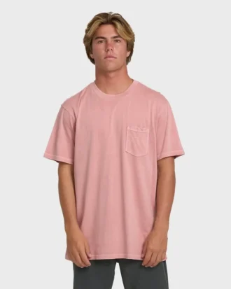 Essential Wave Washed Premium Short Sleeve Pocket Tee