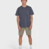 Essential Wave Washed Premium Short Sleeve Pocket Tee
